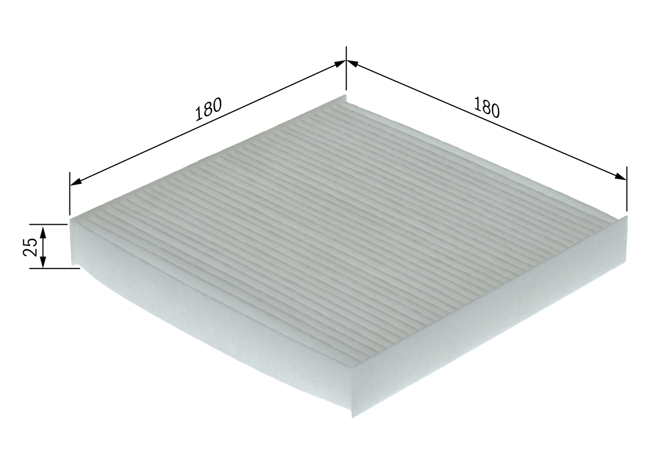 BOSCH 1 987 435 153 Filter, Innenraumluft