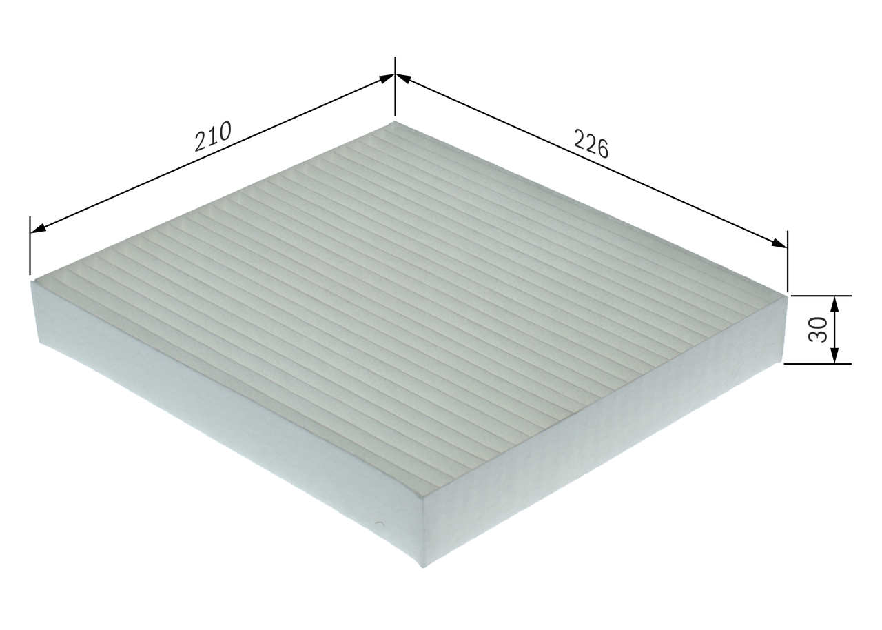 BOSCH 1 987 435 160 Filter, Innenraumluft