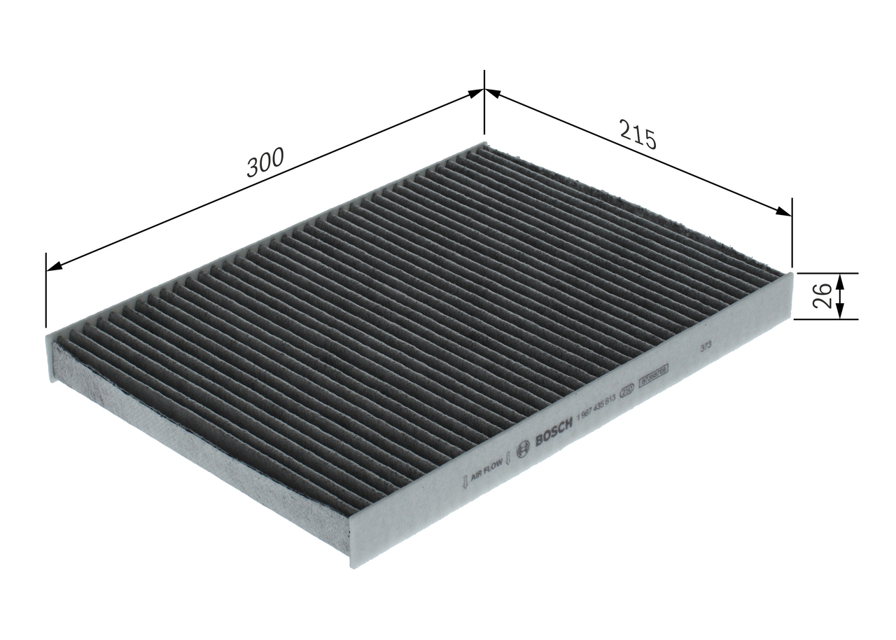 BOSCH 1 987 435 613 Filter, Innenraumluft