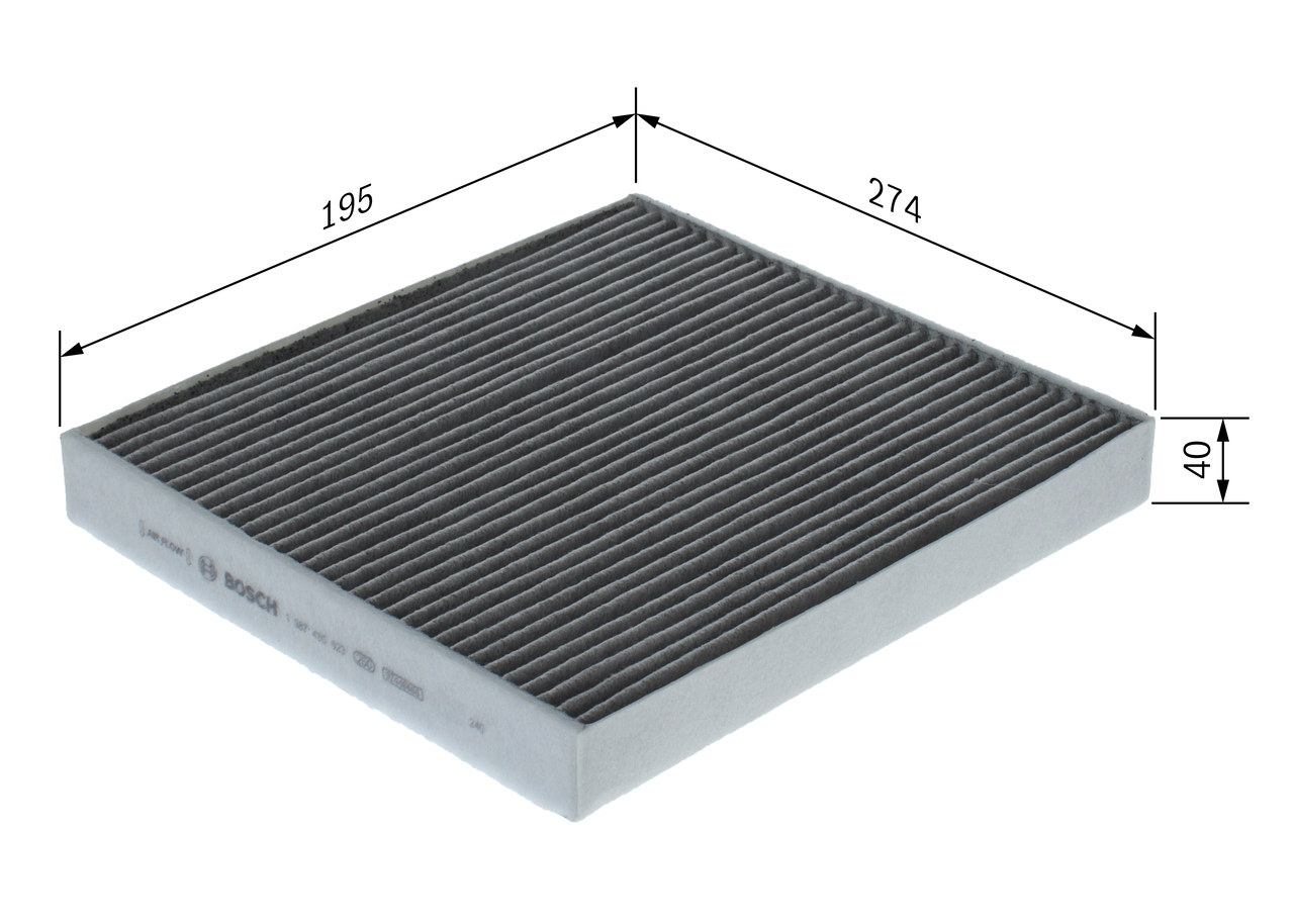 BOSCH 1 987 435 622 Filter, Innenraumluft