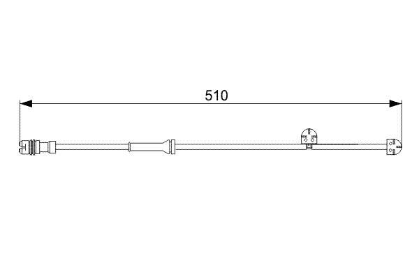BOSCH 1 987 473 029 Warnkontakt, Bremsbelagverschleiß