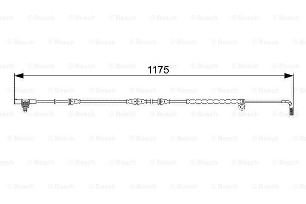 BOSCH 1 987 473 032 Contatto segnalazione, Usura past. freno/mat. d'attrito-Contatto segnalazione, Usura past. freno/mat. d'attrito-Ricambi Euro