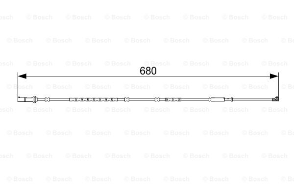 BOSCH 1 987 473 569 Contatto segnalazione, Usura past. freno/mat. d'attrito-Contatto segnalazione, Usura past. freno/mat. d'attrito-Ricambi Euro