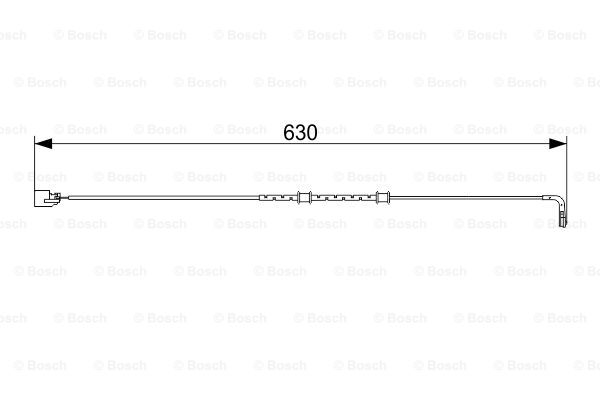BOSCH 1 987 473 555 Contatto segnalazione, Usura past. freno/mat. d'attrito-Contatto segnalazione, Usura past. freno/mat. d'attrito-Ricambi Euro