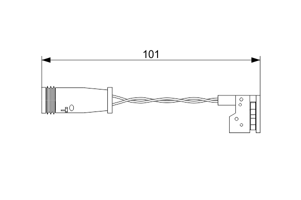 BOSCH 1 987 473 557 Warnkontakt, Bremsbelagverschleiß