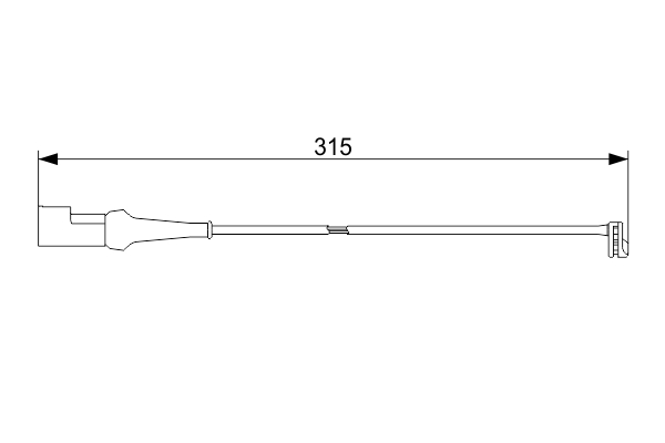 BOSCH 1 987 473 572 Warnkontakt, Bremsbelagverschleiß