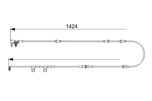 BOSCH 1 987 473 581 Warnkontakt, Bremsbelagverschleiß