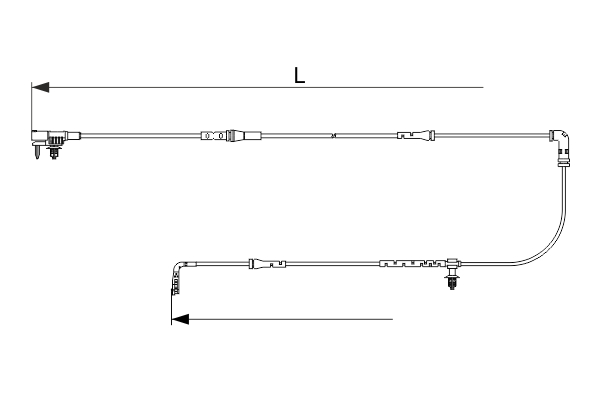 BOSCH 1 987 473 628 Warnkontakt, Bremsbelagverschleiß