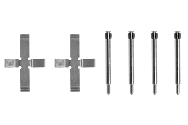 BOSCH 1 987 474 093 Zubehörsatz, Scheibenbremsbelag