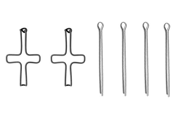 BOSCH 1 987 474 162 Zubehörsatz, Scheibenbremsbelag