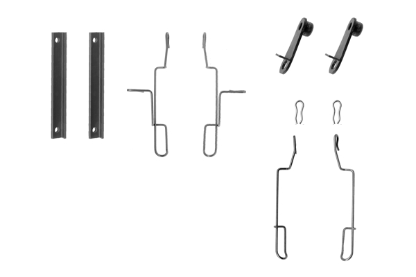 BOSCH 1 987 474 196 Zubehörsatz, Scheibenbremsbelag
