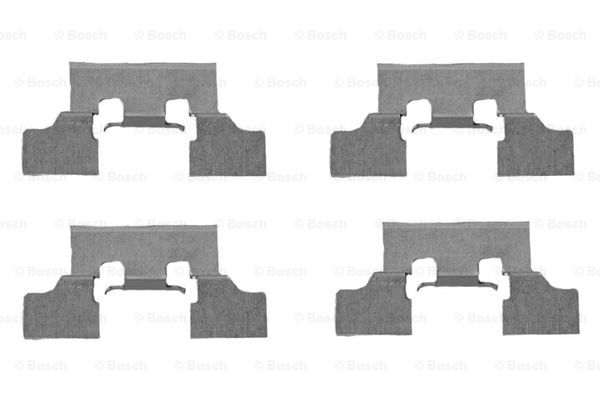 BOSCH 1 987 474 412 Kit accessori, Pastiglia freno