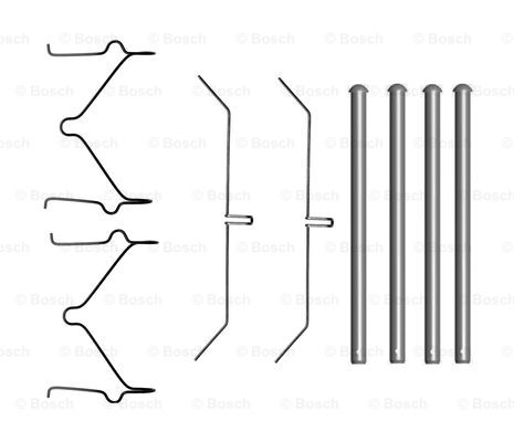 BOSCH 1 987 474 698 Kit accessori, Pastiglia freno