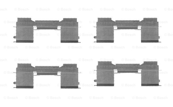 BOSCH 1 987 474 711 Kit accessori, Pastiglia freno-Kit accessori, Pastiglia freno-Ricambi Euro