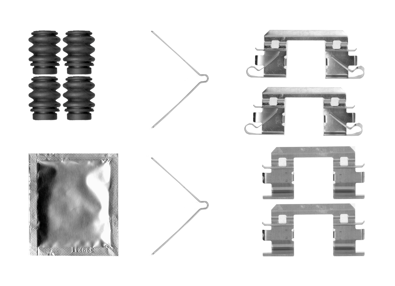 BOSCH 1 987 474 745 Kit accessori, Pastiglia freno