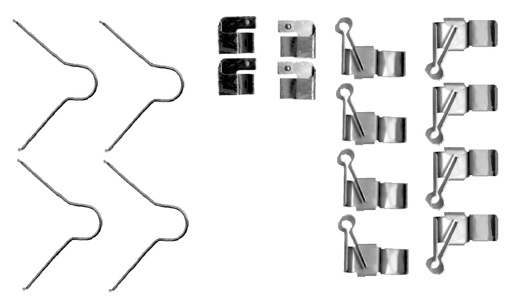 BOSCH 1 987 474 763 Zubehörsatz, Scheibenbremsbelag