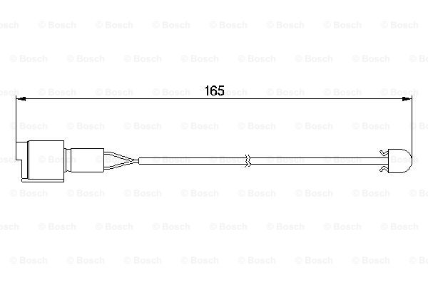 BOSCH 1 987 474 903 Contatto segnalazione, Usura past. freno/mat. d'attrito