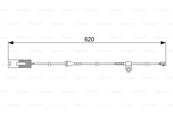 BOSCH 1 987 474 955 Contatto segnalazione, Usura past. freno/mat. d'attrito-Contatto segnalazione, Usura past. freno/mat. d'attrito-Ricambi Euro