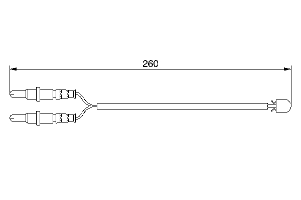 BOSCH 1 987 474 975 Warnkontakt, Bremsbelagverschleiß