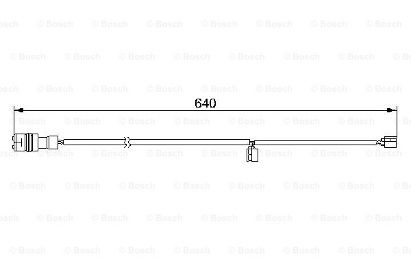 BOSCH 1 987 474 982 Contatto segnalazione, Usura past. freno/mat. d'attrito-Contatto segnalazione, Usura past. freno/mat. d'attrito-Ricambi Euro