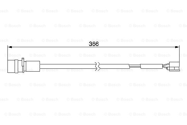 BOSCH 1 987 474 986 Contatto segnalazione, Usura past. freno/mat. d'attrito-Contatto segnalazione, Usura past. freno/mat. d'attrito-Ricambi Euro