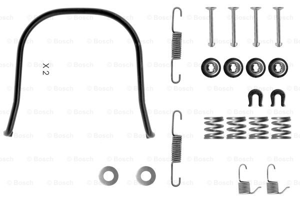 BOSCH 1 987 475 095 Kit accessori, Ganasce freno-Kit accessori, Ganasce freno-Ricambi Euro