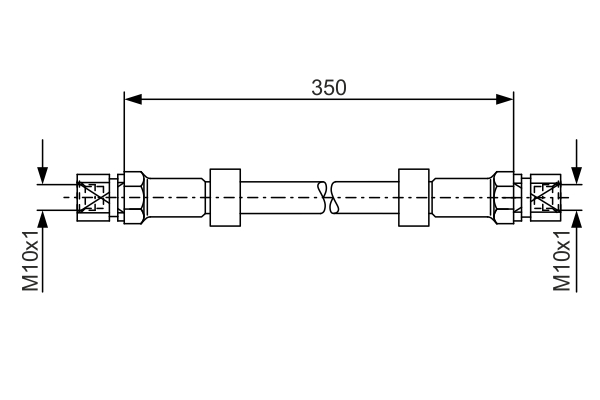 BOSCH 1 987 476 008 Brake Hose