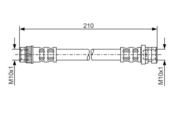 BOSCH 1 987 476 068 Brake Hose