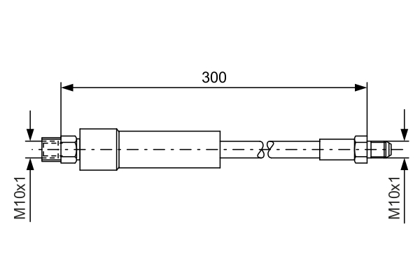 BOSCH 1 987 476 074 Brake Hose