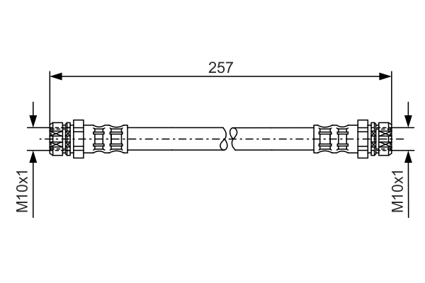 BOSCH 1 987 476 101 Brake Hose