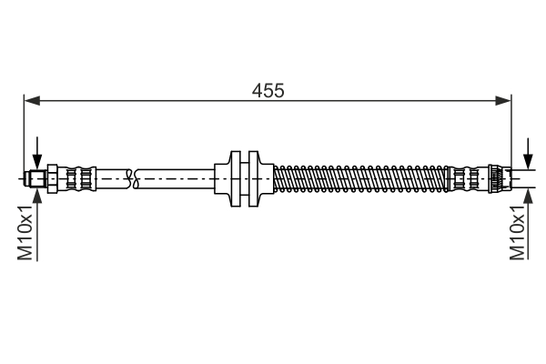 BOSCH 1 987 476 126 Flessibile del freno-Flessibile del freno-Ricambi Euro