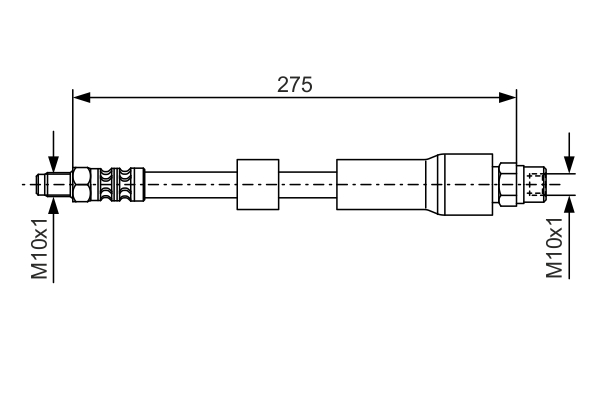 BOSCH 1 987 476 174 Flessibile del freno