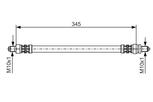 BOSCH 1 987 476 176 Flessibile del freno