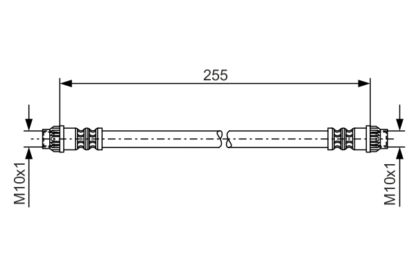 BOSCH 1 987 476 178 Flessibile del freno