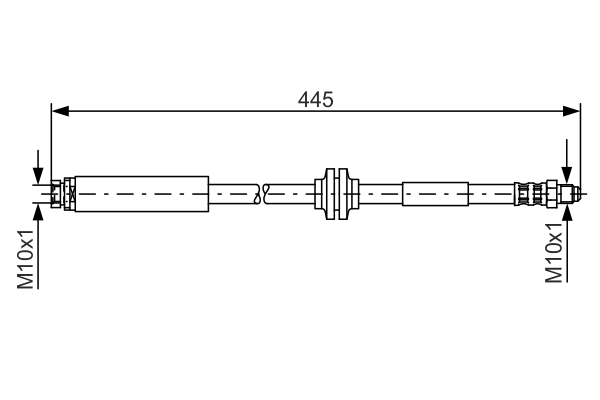 BOSCH 1 987 476 180 Brake Hose