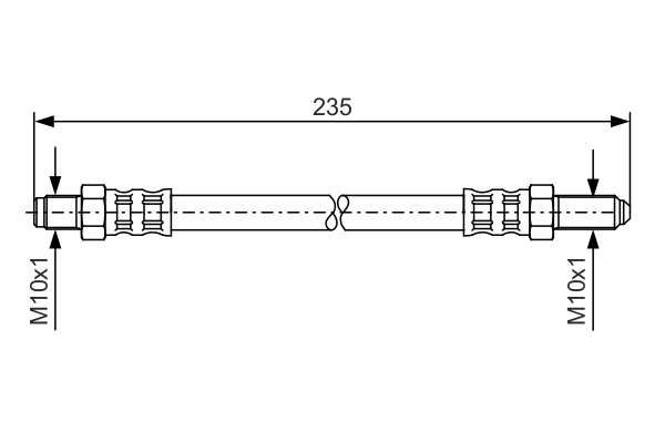 BOSCH 1 987 476 185 Brake Hose