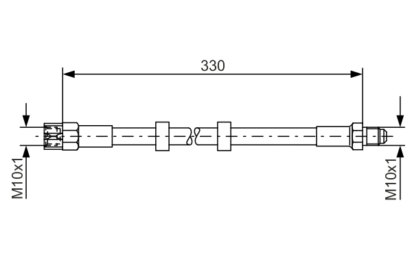 BOSCH 1 987 476 278 Flessibile del freno