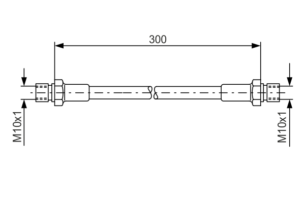 BOSCH 1 987 476 286 Flessibile del freno-Flessibile del freno-Ricambi Euro