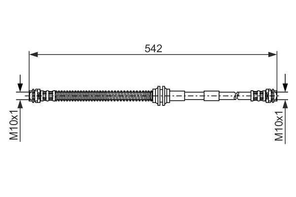 BOSCH 1 987 476 325 Flessibile del freno