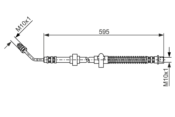 BOSCH 1 987 476 372 Brake Hose