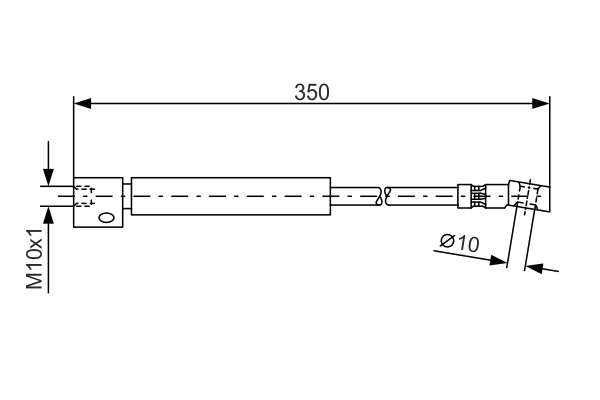 BOSCH 1 987 476 409 Flessibile del freno