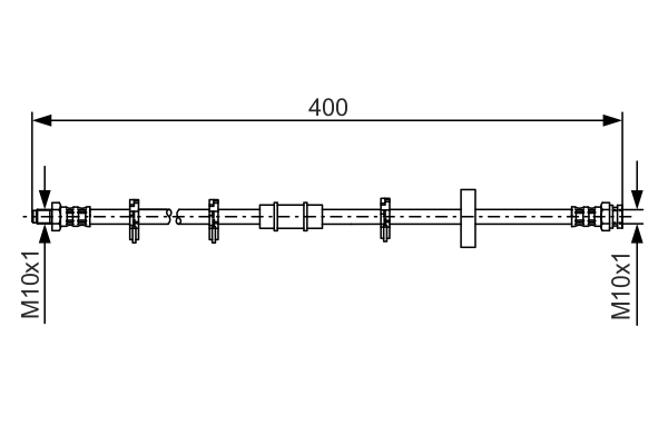 BOSCH 1 987 476 413 Flessibile del freno-Flessibile del freno-Ricambi Euro