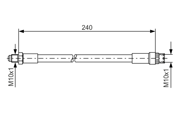 BOSCH 1 987 476 421 Brake Hose