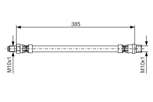 BOSCH 1 987 476 439 Flessibile del freno-Flessibile del freno-Ricambi Euro