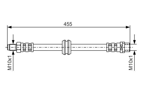 BOSCH 1 987 476 444 Flessibile del freno-Flessibile del freno-Ricambi Euro