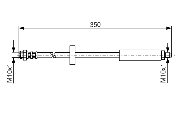 BOSCH 1 987 476 520 Flessibile del freno-Flessibile del freno-Ricambi Euro