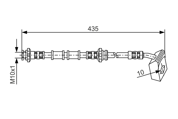 BOSCH 1 987 476 545 Brake Hose