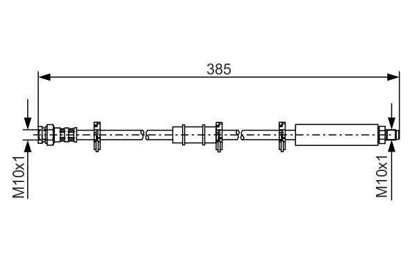 BOSCH 1 987 476 548 Flessibile del freno-Flessibile del freno-Ricambi Euro