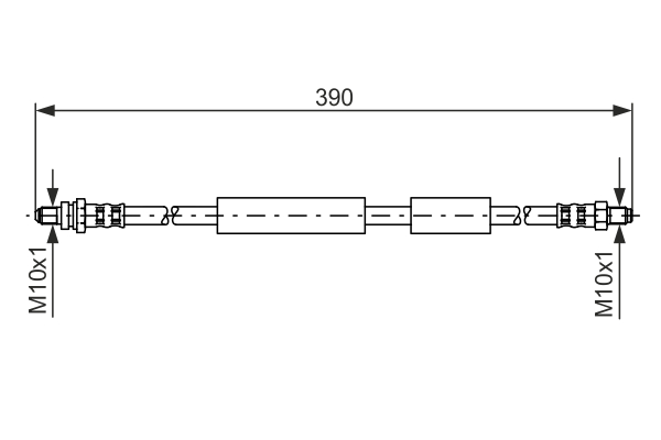 BOSCH 1 987 476 603 Flessibile del freno-Flessibile del freno-Ricambi Euro