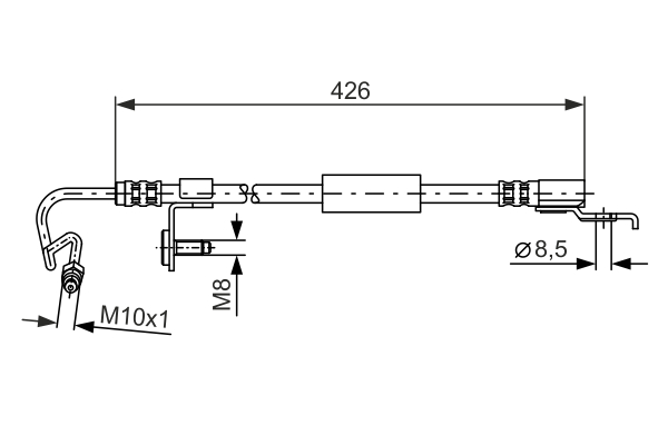 BOSCH 1 987 476 623 Brake Hose